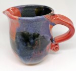 Purple and Red small Jug. 11 x 7.5 9cm. £20